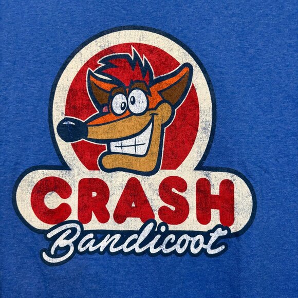 Crash Bandicoot Sony Playstation Franchise Promo T-Shirt XXL - Picture 2 of 4